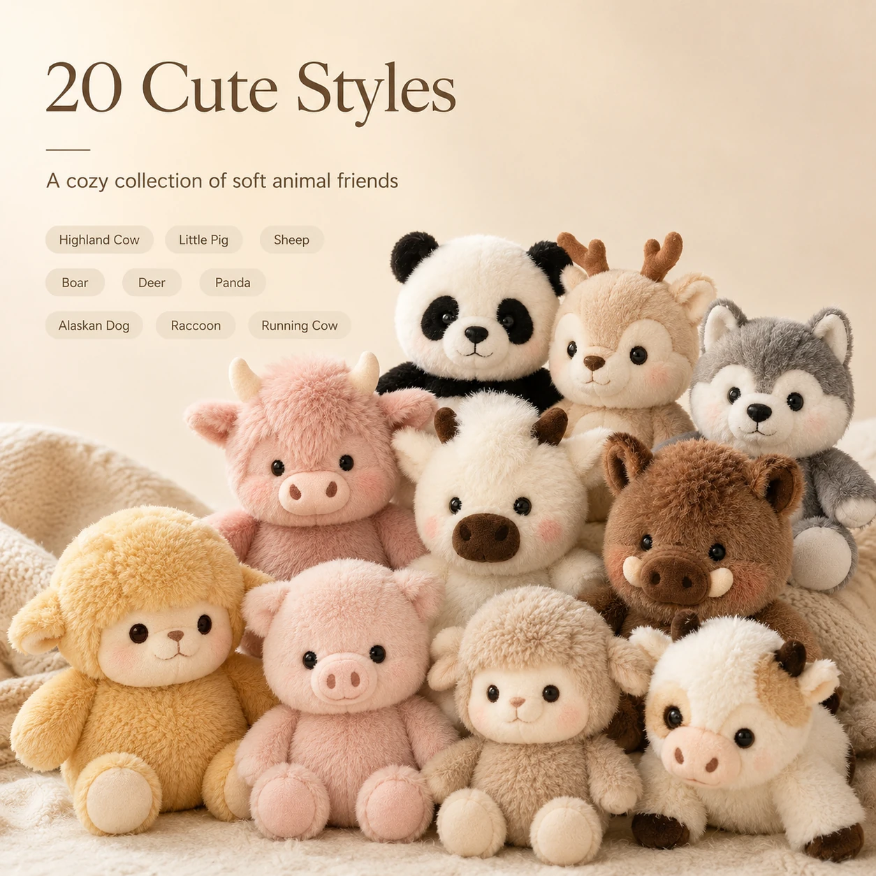 20 cute Cozy Farm Friends styles
