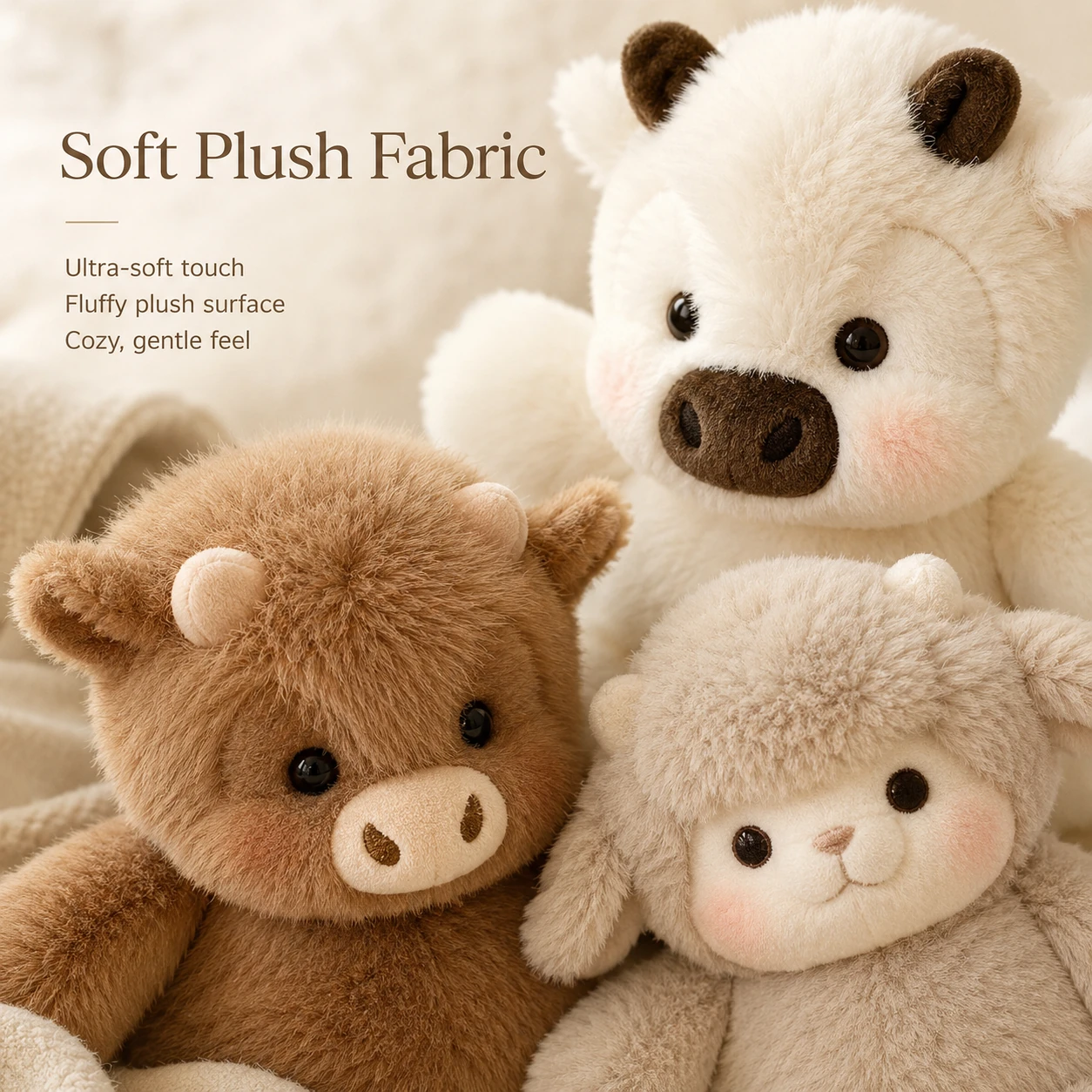 Cozy Farm Friends Plush Collection