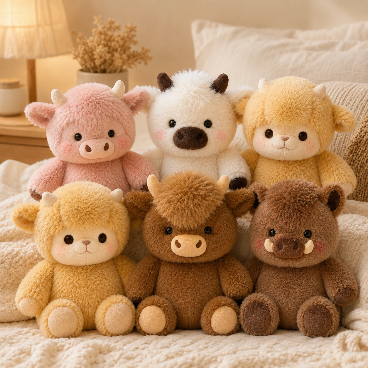 Cozy Farm Friends Plush Collection